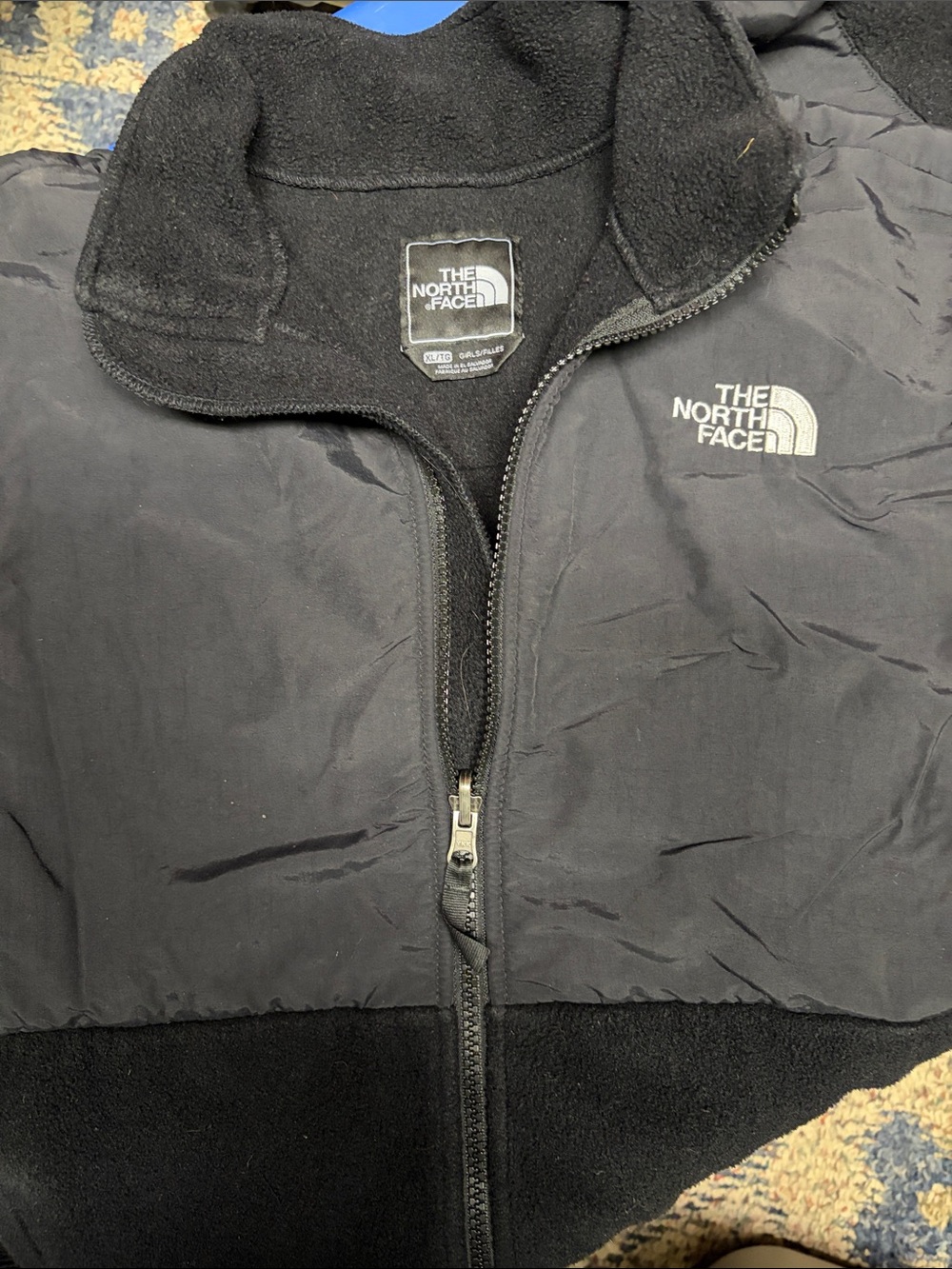 The North Face Girls Black Fleece Performance Jacket